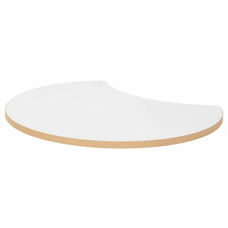 Cut Away Tabletop - White - 85 (L) x 72 (W) cm
