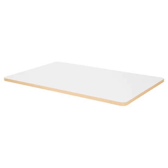 Rectangular Tabletop - White - 120 (L) x 80 (W) cm