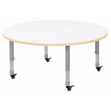 Natural Spaces - Round Table - White - 120 cm - 39-61.5 cm - Modern Teaching Aids NZ