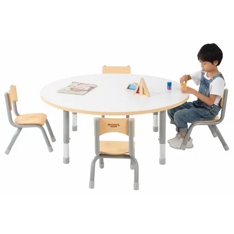 Natural Spaces - Round Table - White - 120 cm - 39-61.5 cm - Modern Teaching Aids NZ