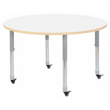 Natural Spaces - Round Table - White - 120 cm - 57-79.5 cm - Modern Teaching Aids NZ