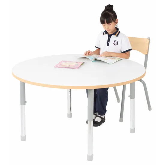 Natural Spaces - Round Table - White - 120 cm - 57-79.5 cm - Modern Teaching Aids NZ