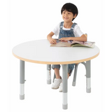 Natural Spaces - Round Table - White - 85 cm - 39-61.5 cm - Modern Teaching Aids NZ