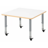 Natural Spaces - Square Table - White - 80 x 80 cm - 39-61.5 cm - Modern Teaching Aids NZ
