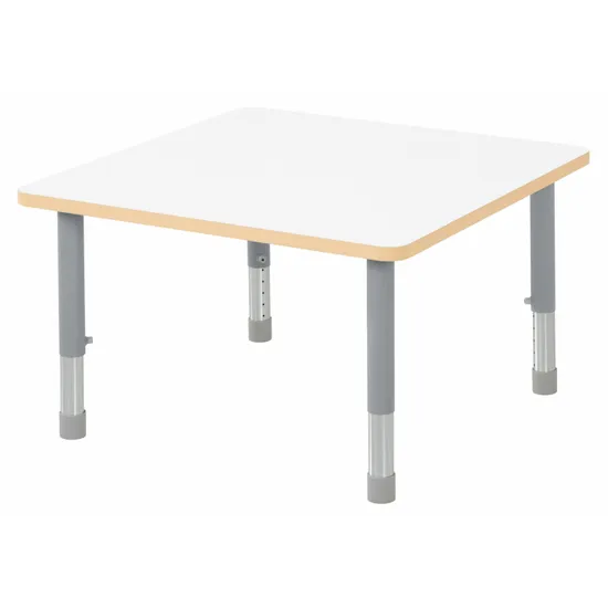 Natural Spaces - Square Table - White - 80 x 80 cm - 39-61.5 cm - Modern Teaching Aids NZ