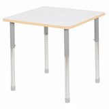 Natural Spaces - Square Table - White - 80 x 80 cm - 57-79.5 cm - Modern Teaching Aids NZ