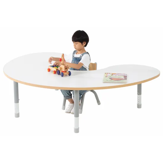 Natural Spaces - Group Table - White - 180 x 120 cm - 39-61.5 cm - Modern Teaching Aids NZ