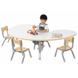 Natural Spaces - Group Table - White - 180 x 120 cm - 39-61.5 cm - Modern Teaching Aids NZ