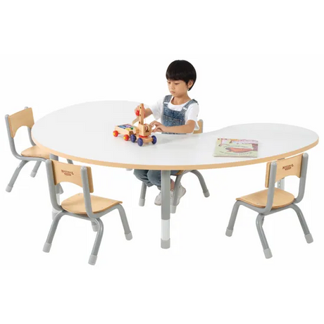 Natural Spaces - Group Table - White - 180 x 120 cm - 39-61.5 cm - Modern Teaching Aids NZ