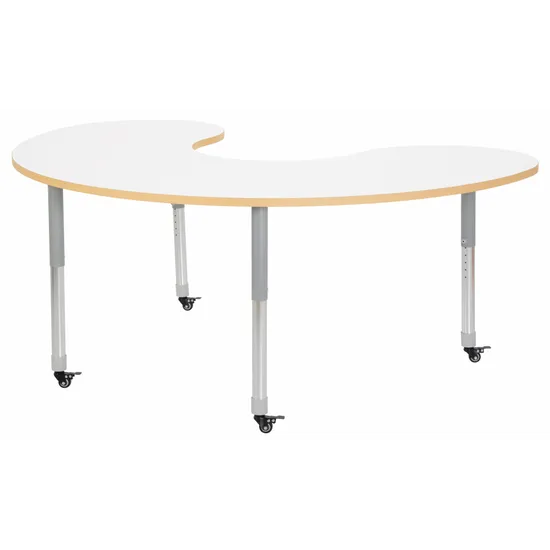 Natural Spaces - Group Table - White - 180 x 120 cm - 57-79.5 cm - Modern Teaching Aids NZ