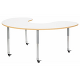 Natural Spaces - Group Table - White - 180 x 120 cm - 57-79.5 cm - Modern Teaching Aids NZ