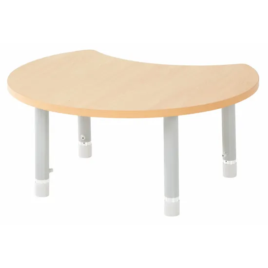 Natural Spaces - Cut Away Table - Natural - 85 x 72 cm - 39-61.5 cm - Modern Teaching Aids NZ