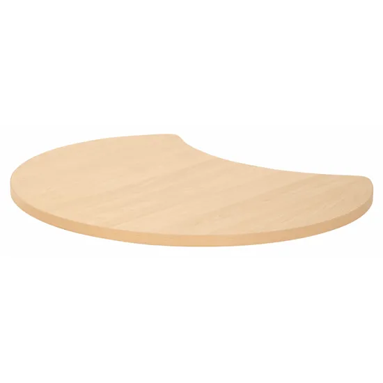 Cut Away Tabletop - Natural - 85 (L) x 72 (W) cm