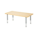 Natural Spaces - Rectangle Table - Natural - 120 x 60 cm - 39-61.5 cm - Modern Teaching Aids NZ