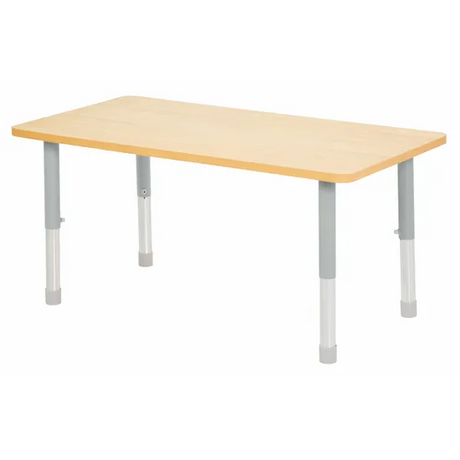 Natural Spaces - Rectangle Table - Natural - 120 x 60 cm - 57-79.5 cm - Modern Teaching Aids NZ