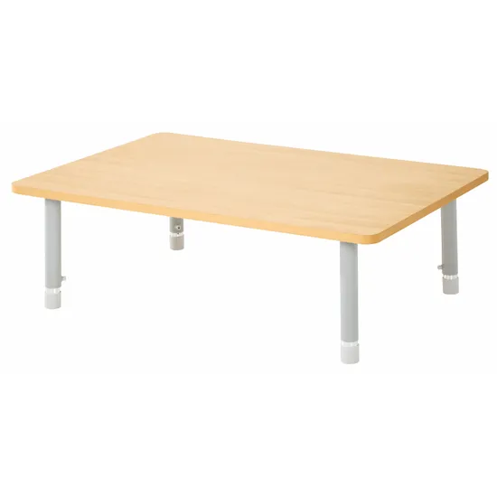 Natural Spaces - Rectangle Table - Natural - 120 x 80 cm - 39-61.5 cm - Modern Teaching Aids NZ