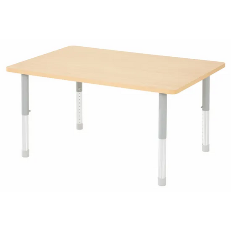 Natural Spaces - Rectangle Table - Natural - 120 x 80 cm - 39-61.5 cm - Modern Teaching Aids NZ