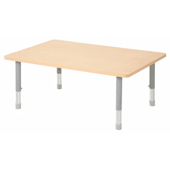 Natural Spaces - Rectangle Table - Natural - 120 x 80 cm - 57-79.5 cm - Modern Teaching Aids NZ