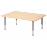Natural Spaces - Rectangle Table - Natural - 120 x 80 cm - 57-79.5 cm - Modern Teaching Aids NZ