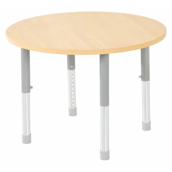 Natural Spaces - Round Table - Natural - 85 cm - 39-61.5 cm - Modern Teaching Aids NZ