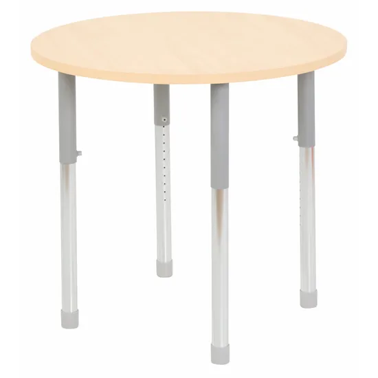 Natural Spaces - Round Table - Natural - 85 cm - 57-79.5 cm - Modern Teaching Aids NZ
