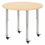 Natural Spaces - Round Table - Natural - 85 cm - 57-79.5 cm - Modern Teaching Aids NZ