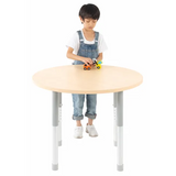Natural Spaces - Round Table - Natural - 85 cm - 57-79.5 cm - Modern Teaching Aids NZ