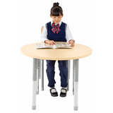 Natural Spaces - Round Table - Natural - 85 cm - 57-79.5 cm - Modern Teaching Aids NZ