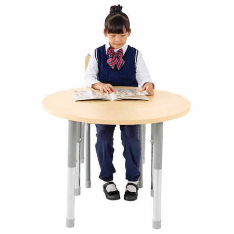 Natural Spaces - Round Table - Natural - 85 cm - 57-79.5 cm - Modern Teaching Aids NZ