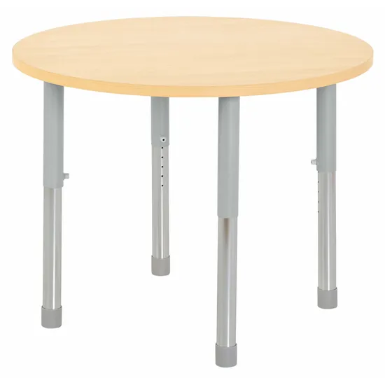 Natural Spaces - Round Table - Natural - 85 cm - 57-79.5 cm - Modern Teaching Aids NZ