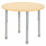 Natural Spaces - Round Table - Natural - 85 cm - 57-79.5 cm - Modern Teaching Aids NZ