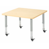 Natural Spaces - Square Table - Natural - 80 x 80 cm - 39-61.5 cm - Modern Teaching Aids NZ