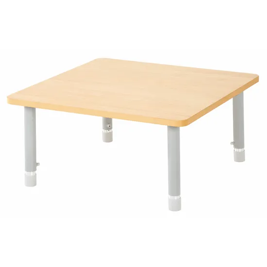 Natural Spaces - Square Table - Natural - 80 x 80 cm - 39-61.5 cm - Modern Teaching Aids NZ