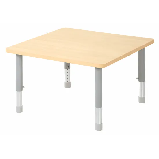 Natural Spaces - Square Table - Natural - 80 x 80 cm - 39-61.5 cm - Modern Teaching Aids NZ
