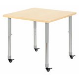 Natural Spaces - Square Table - Natural - 80 x 80 cm - 57-79.5 cm - Modern Teaching Aids NZ