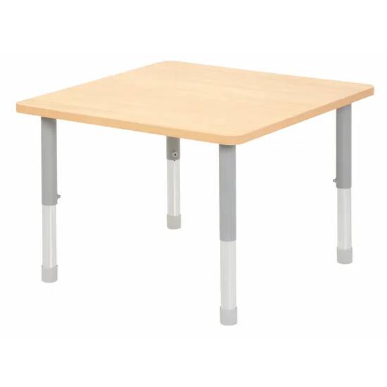Natural Spaces - Square Table - Natural - 80 x 80 cm - 57-79.5 cm - Modern Teaching Aids NZ