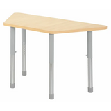 Natural Spaces - Trapezoidal Table - Natural - 120 x 50 cm - 57-79.5 cm - Modern Teaching Aids NZ