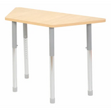 Natural Spaces - Trapezoidal Table - Natural - 120 x 50 cm - 57-79.5 cm - Modern Teaching Aids NZ