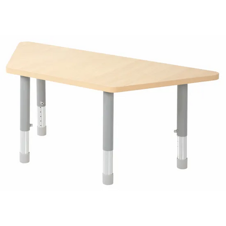 Natural Spaces - Trapezoidal Table - Natural - 120 x 50 cm - 57-79.5 cm - Modern Teaching Aids NZ