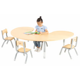 Natural Spaces - Group Table - Natural - 180 x 120 cm - 39-61.5 cm - Modern Teaching Aids NZ