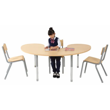 Natural Spaces - Group Table - Natural - 180 x 120 cm - 57-79.5 cm - Modern Teaching Aids NZ