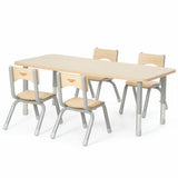 Natural Spaces - Rectangle Table - Maple - 150 X 60cm - 39-61.5cm - Modern Teaching Aids NZ