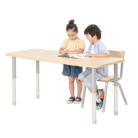 Natural Spaces - Rectangle Table - Maple - 150 X 60cm - 57 - 79.5cm - Modern Teaching Aids NZ