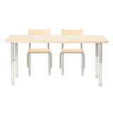 Natural Spaces - Rectangle Table - Maple - 150 X 60cm - 57 - 79.5cm - Modern Teaching Aids NZ