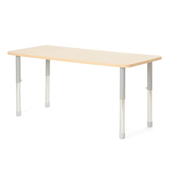 Natural Spaces - Rectangle Table - Maple - 150 X 60cm - 57 - 79.5cm - Modern Teaching Aids NZ