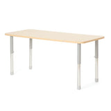 Natural Spaces - Rectangle Table - Maple - 150 X 60cm - 57 - 79.5cm - Modern Teaching Aids NZ