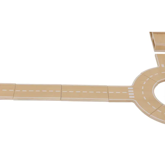 City Blocks Road Set 17 Pieces - Modern Teaching Aids NZ