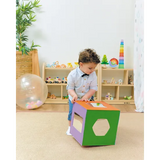 Coloured Cube with Mirror Shapes - Modern Teaching Aids NZ