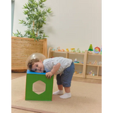 Coloured Cube with Mirror Shapes - Modern Teaching Aids NZ