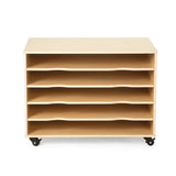 Natural Spaces Wooden Paper Storage Trolley - Modern Teaching Aids NZ